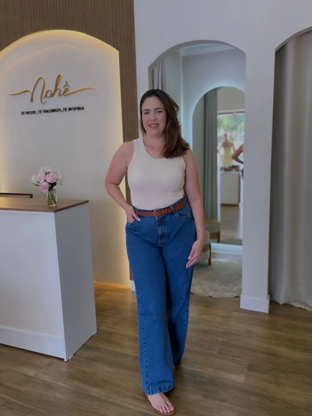Jeans Wide Leg - Lavagem Tradicional