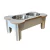 Comedero Doble Gato Perro Bebedero Antivuelco Plato 25 Cm