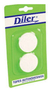 Tope Topetina Puerta Autoadhesivo Blanco Redondo X2 Diler