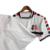 Camisa Santa Cruz II 23/24 Torcedor Masculina - Branca com detalhes em listrado vermelho e preto - Dom Palácio Sport