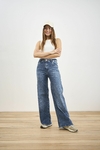 WIDE LEG BOTA DEFLECADO ELASTIZADO