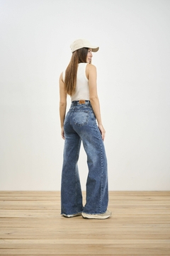 WIDE LEG BOTA DEFLECADO ELASTIZADO - comprar online