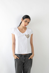 Remera Peace Amour Blanco - comprar online