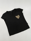 Remera Peace Amour Negra - comprar online