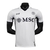 Camisa branca masculina do Napoli II 24/25 com detalhes em azul e logotipo EA7.