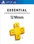 Ps Plus Essencial - 12 Meses