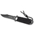 Faca de Mergulho Pesca Sobrevivência Cabo Paracord Inox QS-M20 B