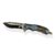 Canivete de Sobrevivência Tático 22cm Corda Azul Albatroz ZD-303