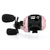 Carretilha Albatroz M21 Pro Rosa (Pink) Esquerda 7.2:1 9Kg - comprar online