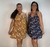 Kit Com 2 Vestidos Liganete Feminino Malha Fria Alça Decote V Soltinho Moda Casual - Estampas Diversas na internet