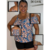 Blusa de Alcinha Estampada Com Babado - Leve, Prática e Versátil - comprar online