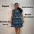 Imagem do Kit 2 Vestidos de Liganete (Malha Fria) Feminino Regata Babado na Barra Botões Frontais