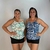 KIT Com 2 Blusas de Alcinha Estampada Com Babado - Leve, Prática e Versátil - Chantilly Modas