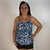 Blusa de Alcinha Estampada Com Babado - Leve, Prática e Versátil na internet