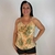 Blusa de Alcinha Estampada Com Babado - Leve, Prática e Versátil - Chantilly Modas