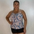 Blusa de Alcinha Estampada Com Babado - Leve, Prática e Versátil - comprar online