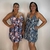 Imagem do Kit Com 2 Vestidos Liganete Feminino Malha Fria Alça Decote V Soltinho Moda Casual - Estampas Diversas