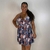 Imagem do Vestido Liganete Feminino Malha Fria Alça Decote V Soltinho Moda Casual - Estampas Diversas