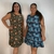 Kit 2 Vestidos de Liganete (Malha Fria) Feminino Regata Babado na Barra Botões Frontais na internet