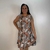 Imagem do Vestido de Liganete (Malha Fria) Feminino Regata Babado na Barra Botões Frontais