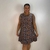Vestido de Liganete (Malha Fria) Feminino Regata Babado na Barra Botões Frontais - comprar online