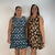 Kit 2 Vestidos de Liganete (Malha Fria) Feminino Regata Babado na Barra Botões Frontais