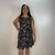 Vestido de Liganete (Malha Fria) Feminino Regata Babado na Barra Botões Frontais na internet