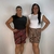 Kit com 2 Shorts Senhora em Liganete Estampado, Conforto, Praticidade e Estilo Casual - comprar online