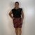 Short Feminino Senhora em Liganete Estampado, Conforto, Praticidade e Estilo Casual - comprar online