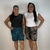 Kit com 2 Shorts Senhora em Liganete Estampado, Conforto, Praticidade e Estilo Casual - loja online
