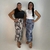 Kit com 2 Saias Longas Estampada Feminina Liganete com Fendas Laterais e Elástico Tecido Fresco e Não Amassa na internet
