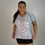 Blusa de Manga Feminina em Liganete com Botão Delicado no Pescoço Ideal para Todas as Ocasiões - Chantilly Modas