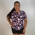 KIT Com 2 Blusas Femininas De Manga Liganete com Botão Delicado no Pescoço Ideal para Todas as Ocasiões