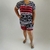 Conjunto Feminino em Liganete Short Com Bolsos Laterais e Blusa De Manga na internet