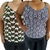Kit 2 Blusas Mullet Feminina em Liganete Alças Finas e Decote V Frente e Costas - Chantilly Modas