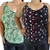 Kit 2 Blusas Mullet Feminina em Liganete Alças Finas e Decote V Frente e Costas - comprar online