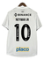 Camisa do Santos 24/25 com nome Neymar Jr. e número 10, exibindo patrocinadores.