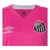 Camisa Santos Edição especial Outubro Rosa 23/24 - Torcedor Umbro Feminina - Rosa com detalhes em branco - camisa 10 - loja oficial do torcedor 
