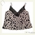 BLUSA ANIMAL PRINT COM RENDA - Hug You