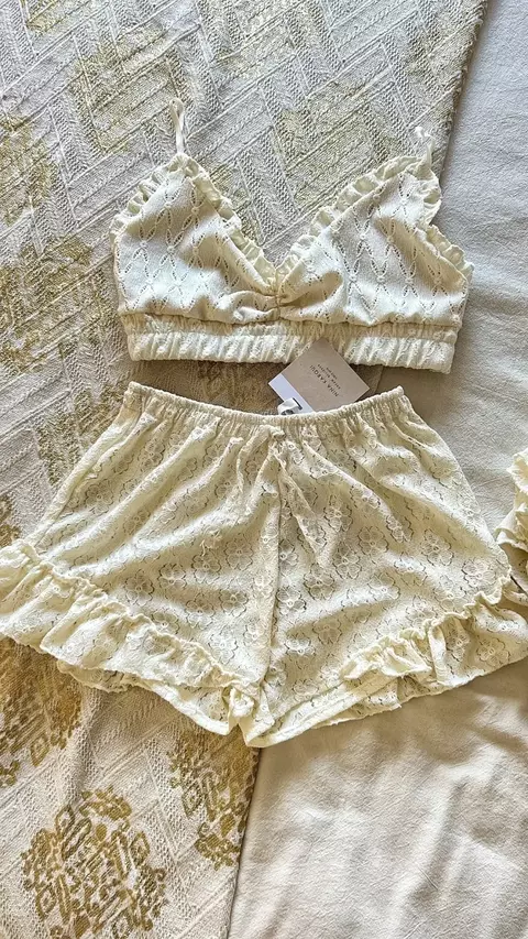 SHORT CERDEÑA ENCAJE - NINA KARQUI-