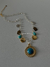 Colar Charms medalha azul “Colar chic” na internet