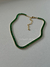 CHOKER RIVIERA verde Esmeralda dourada na internet