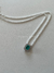 Colar RIVIERA prata 30 & Charms verde água