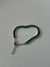 Pulseira RIVIERA verde Esmeralda prata tradicional