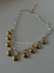 Colar Charms gota dourada