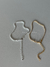 Dupla pulseira RIVIERA quadrada PP ( 1 prata & 1 dourada ) - comprar online