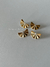Mini Brinco leque dourado