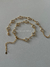 Pulseira trevo P cristal dourada - comprar online