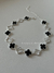 CHOKER trevo cravejado & liso’ preta prata 30 - comprar online