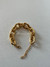 Pulseira corrente elo trabalhado dourada - comprar online